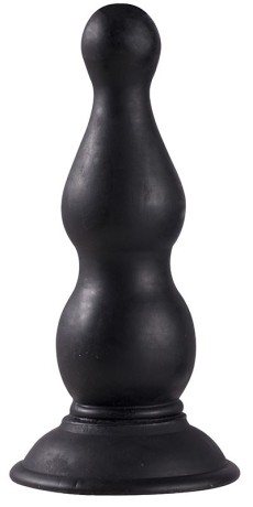 Чёрная анальная пробка с тонким кончиком MENZSTUFF PAWN PROBE BLACK - 15 см.