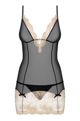 Облегающая сорочка Bisquella с ажурным подолом