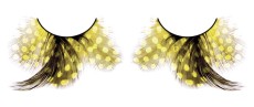 Жёлтые ресницы-перья