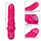Розовый вибратор-реалистик с блестками Naughty Bits Lady Boner Bendable Personal Vibrator - 20 см.