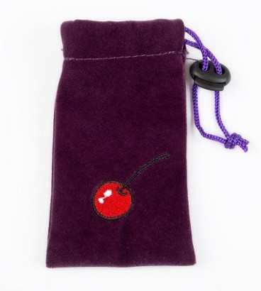 Маленькая витая пробка с прозрачным кристаллом - 7,5 см.