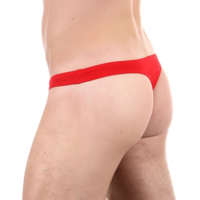 Сексуальные низкие трусы-тонги из хлопкового полотна