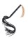 Черная многохвостая плеть PREMIUM FLOGGER - 53 см.