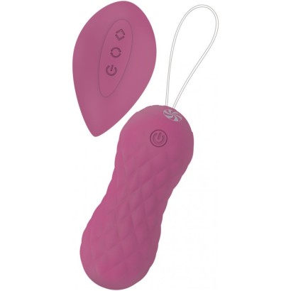 Фиолетовые вагинальные виброшарики Dea с пультом ДУ